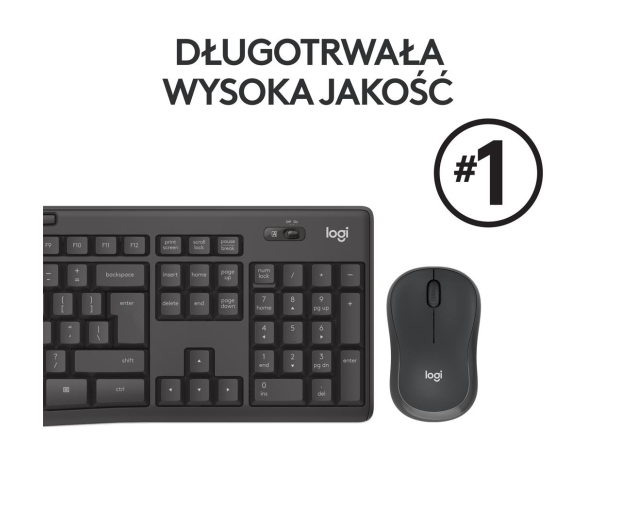Logitech MK295 Silent Wireless grafitowy - 595519 - zdjęcie 12